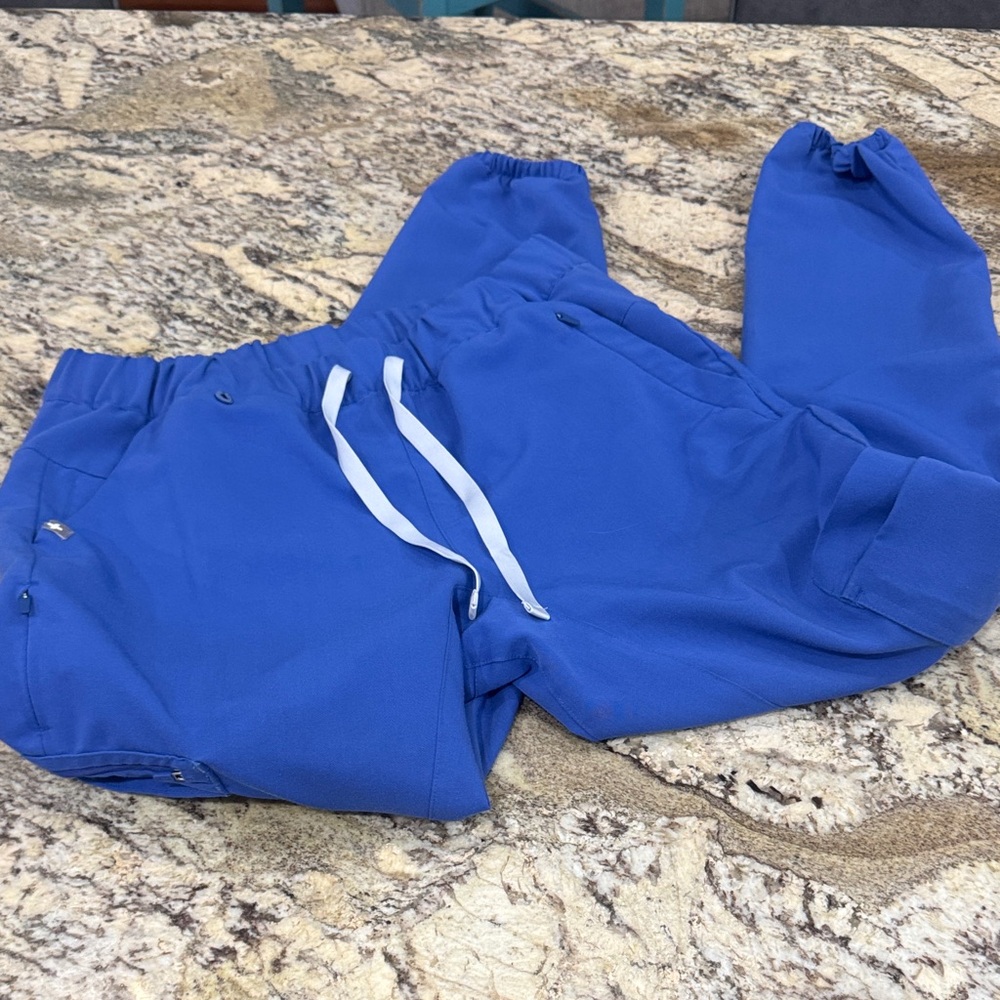 Figs Blue “21 pocket” Joggers Women's Scrub Pants